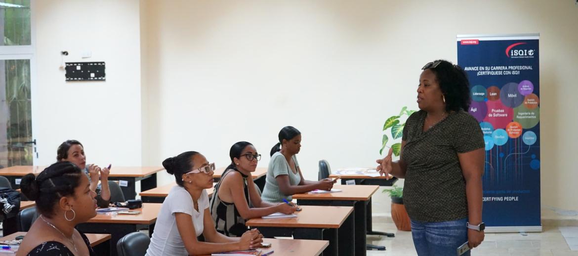 Durante esta semana se desarrolló el curso de entrenamiento y certificación en roles de desarrollo de software auspiciado por la UCI. Foto: Osmel Batista Tamarit