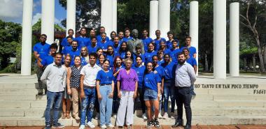 Efectúan acto de culminación de estudios de la Facultad de Informática Organizacional. Foto: Osmel Batista Tamarit