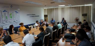 Visita del viceprimer ministro a la UCI. Foto: Yailin Simón Mir