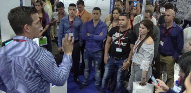 Presentación de la Red Cuba en la XVII Feria Internacional Informática 2018.