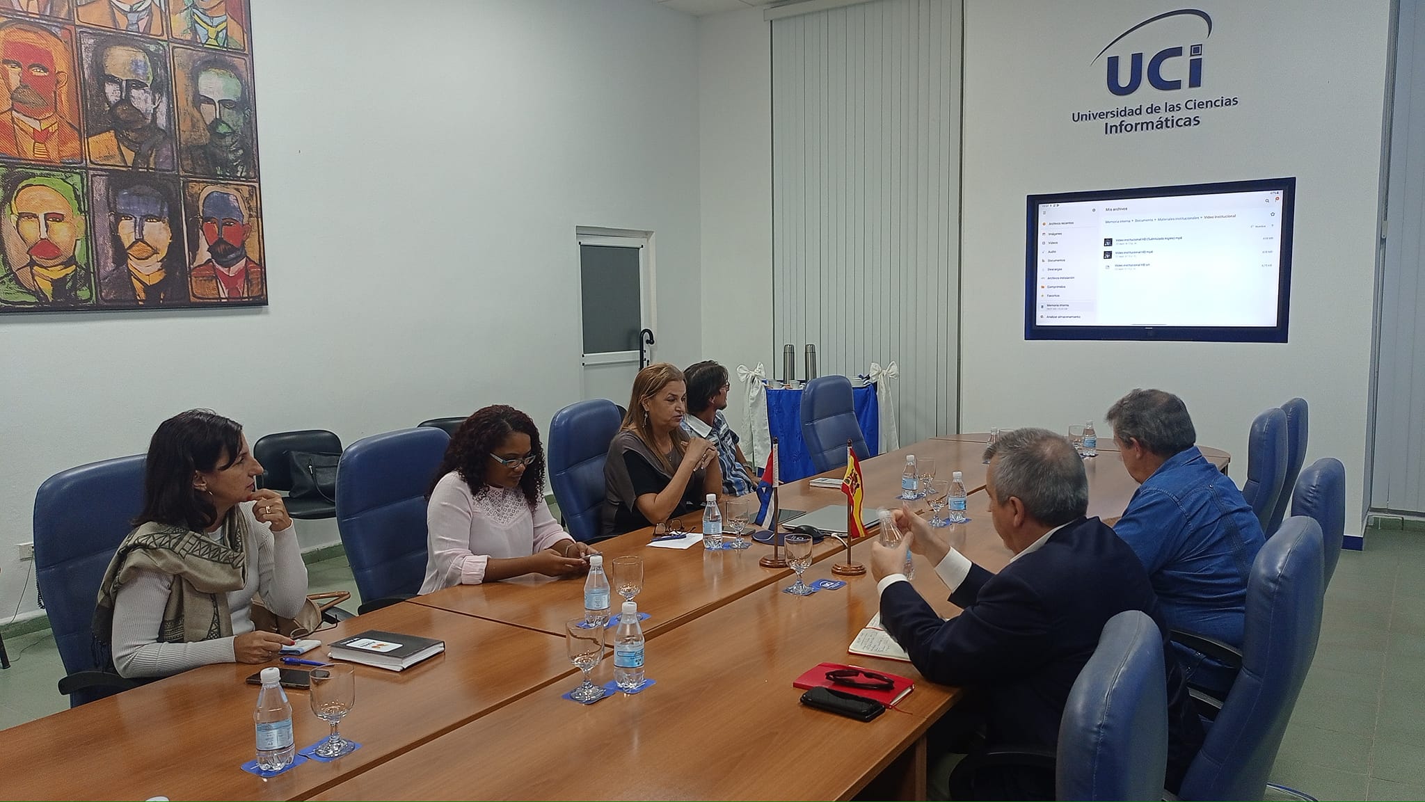 La visita que afianzó la cooperación mutua, evidenció las potencialidades de nuestra casa de altos estudios en el desarrollo de proyectos de investigación e innovación.