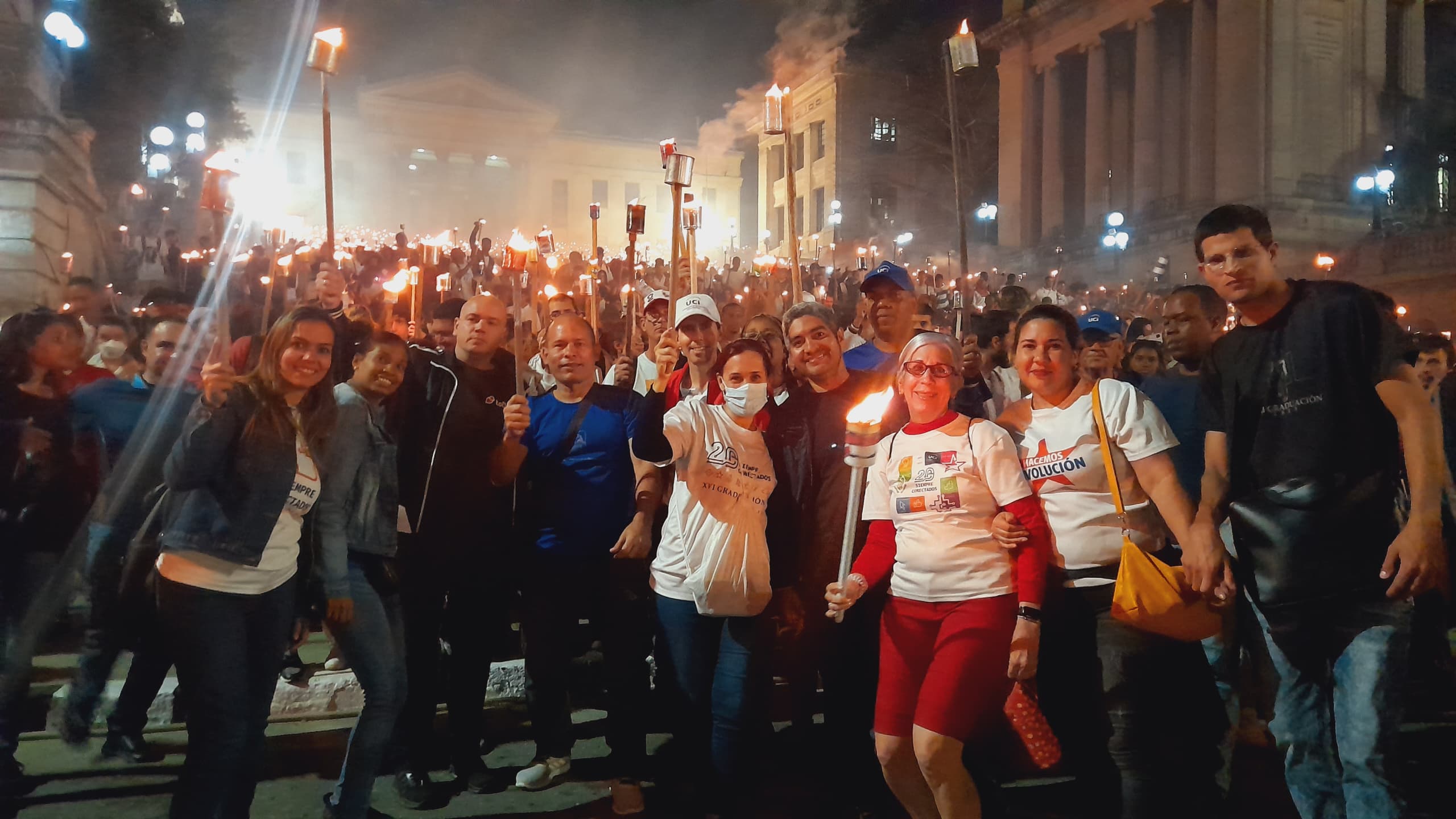 Marcha de las Antorchas. Foto: Osmel Batista Tamarit