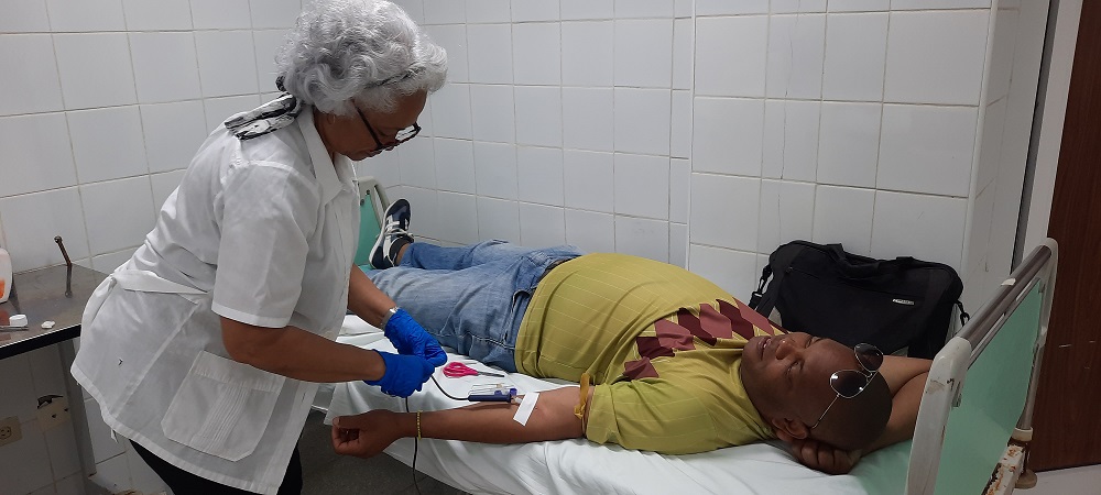 Donaciones de sangre. Foto: Osmel Batista Tamarit