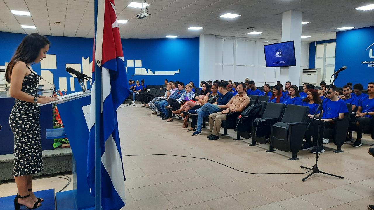 Acto de culminación de estudios de la Facultad de Ciberseguridad.