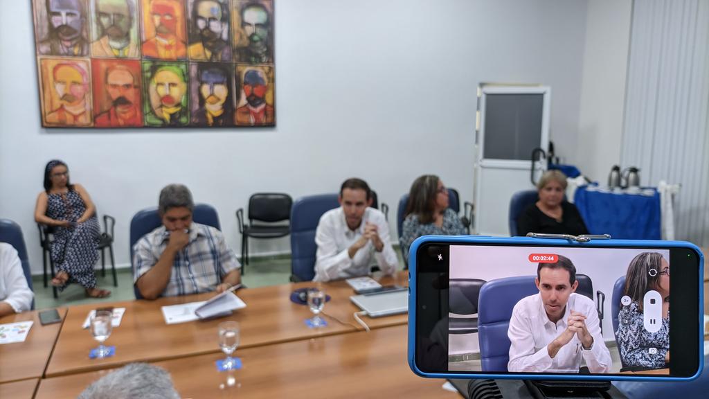 Conferencia de prensa.