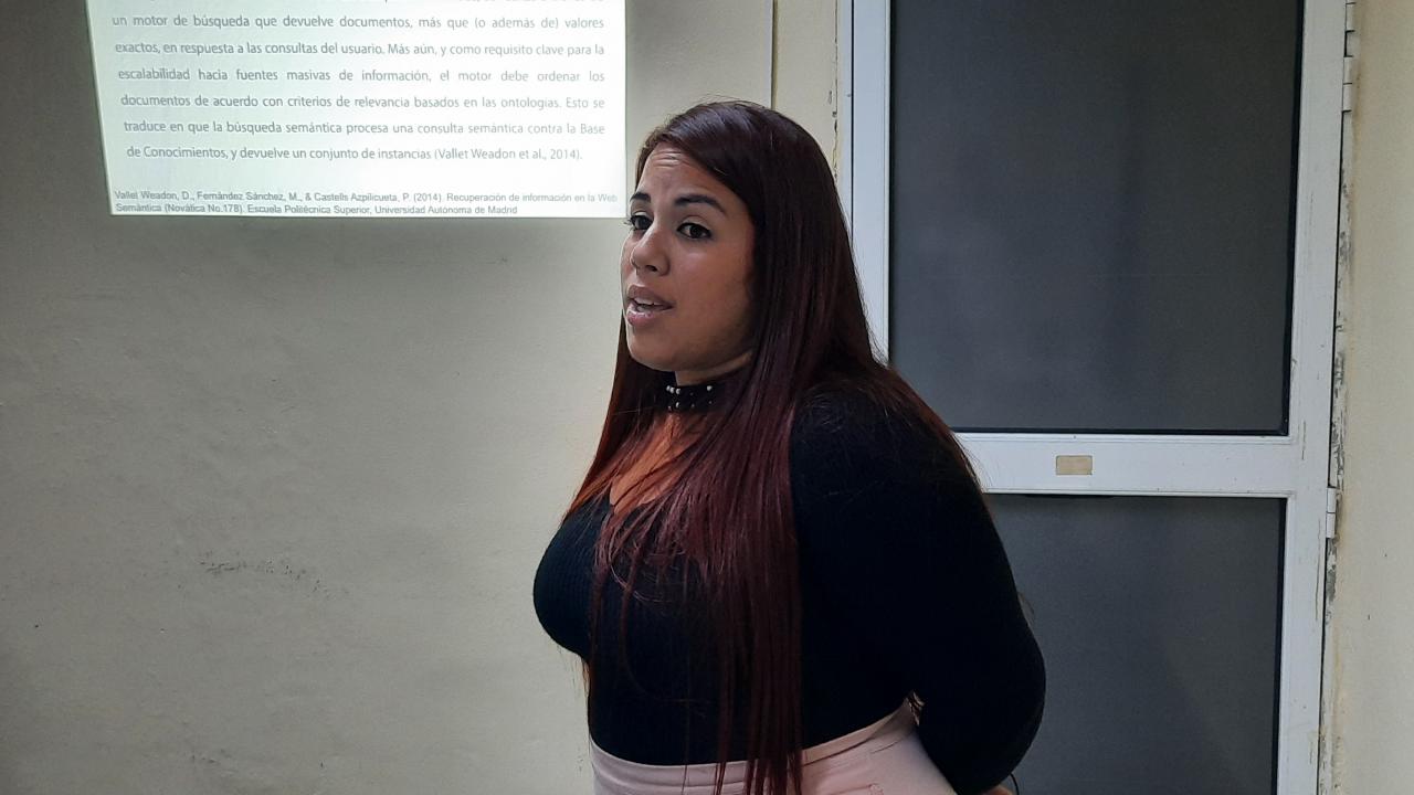 La ingeniera de nuestra Universidad Daniellys La O Cervante, defendió este miércoles su tesis de Maestría en Informática Avanzada.La ingeniera de nuestra Universidad Daniellys La O Cervante, defendió este miércoles su tesis de Maestría en Informática Avanzada.