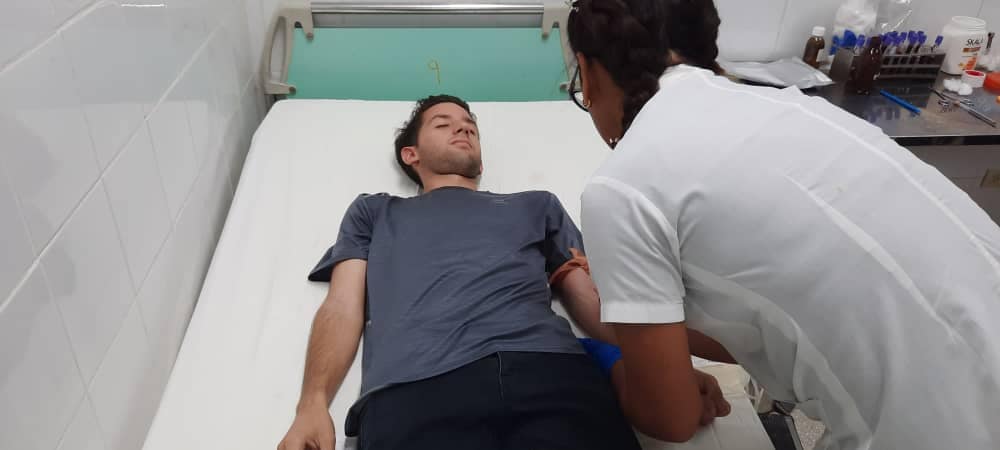 Donaciones de sangre.