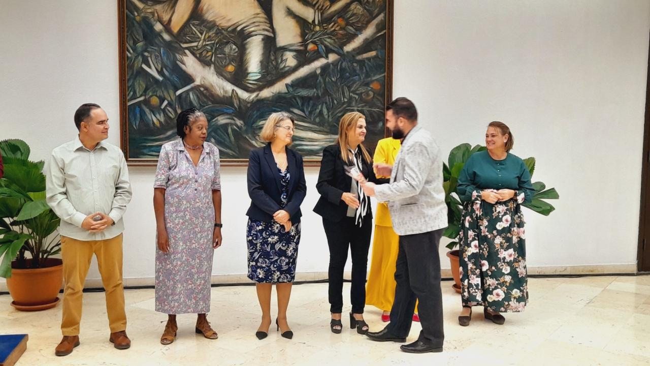 Acto de graduación de posgrado de la Universidad.
