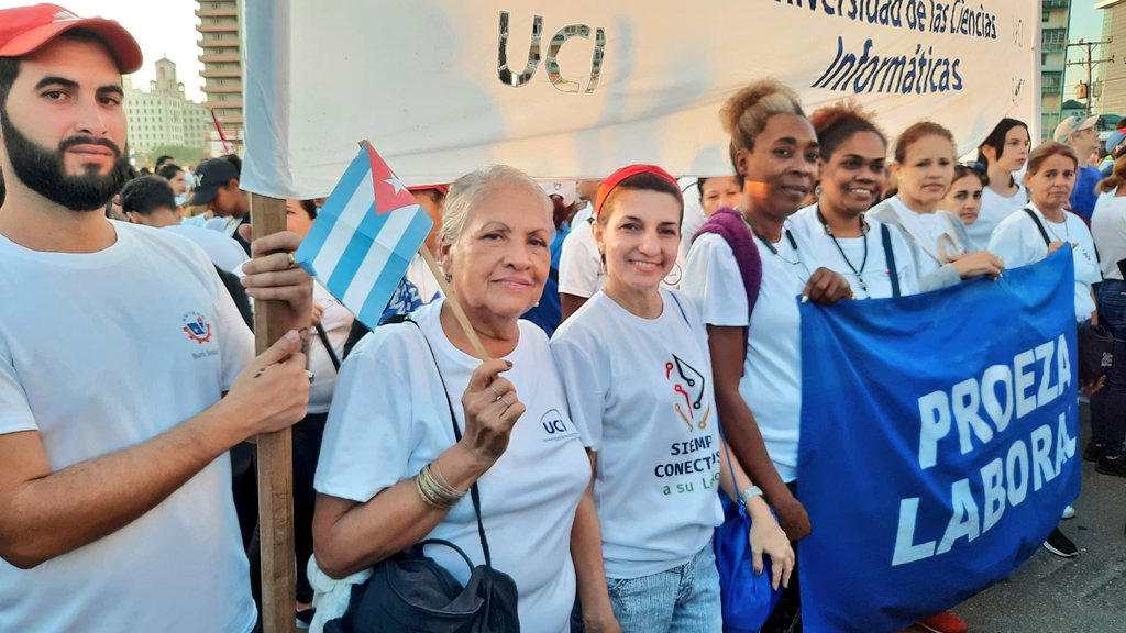 La UCI estuvo presente en el acto central por el Día Internacional de los Trabajadores.