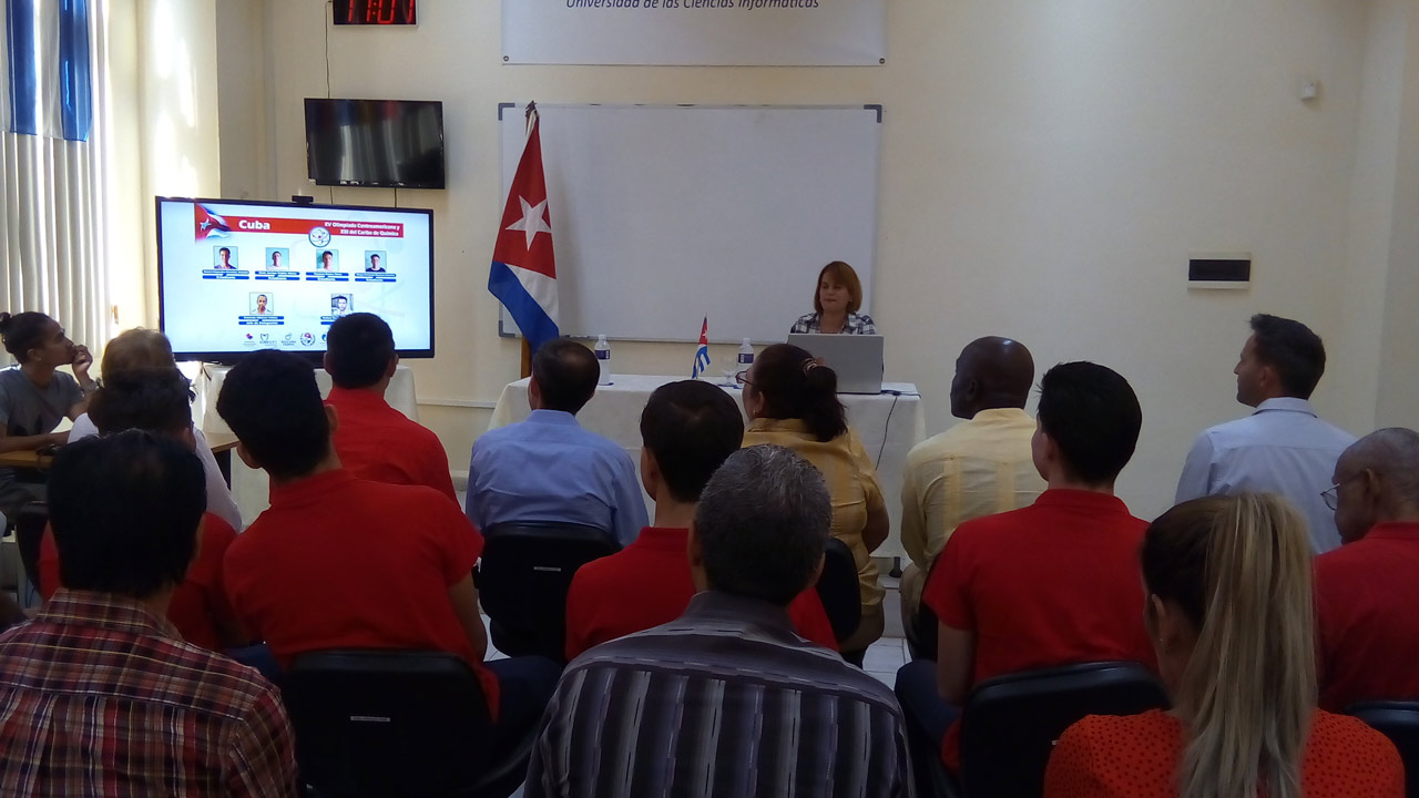 Inauguración de la XV Olimpiada Centroamericana y la XIII del Caribe de Química (OCCQ) Cuba 2022.