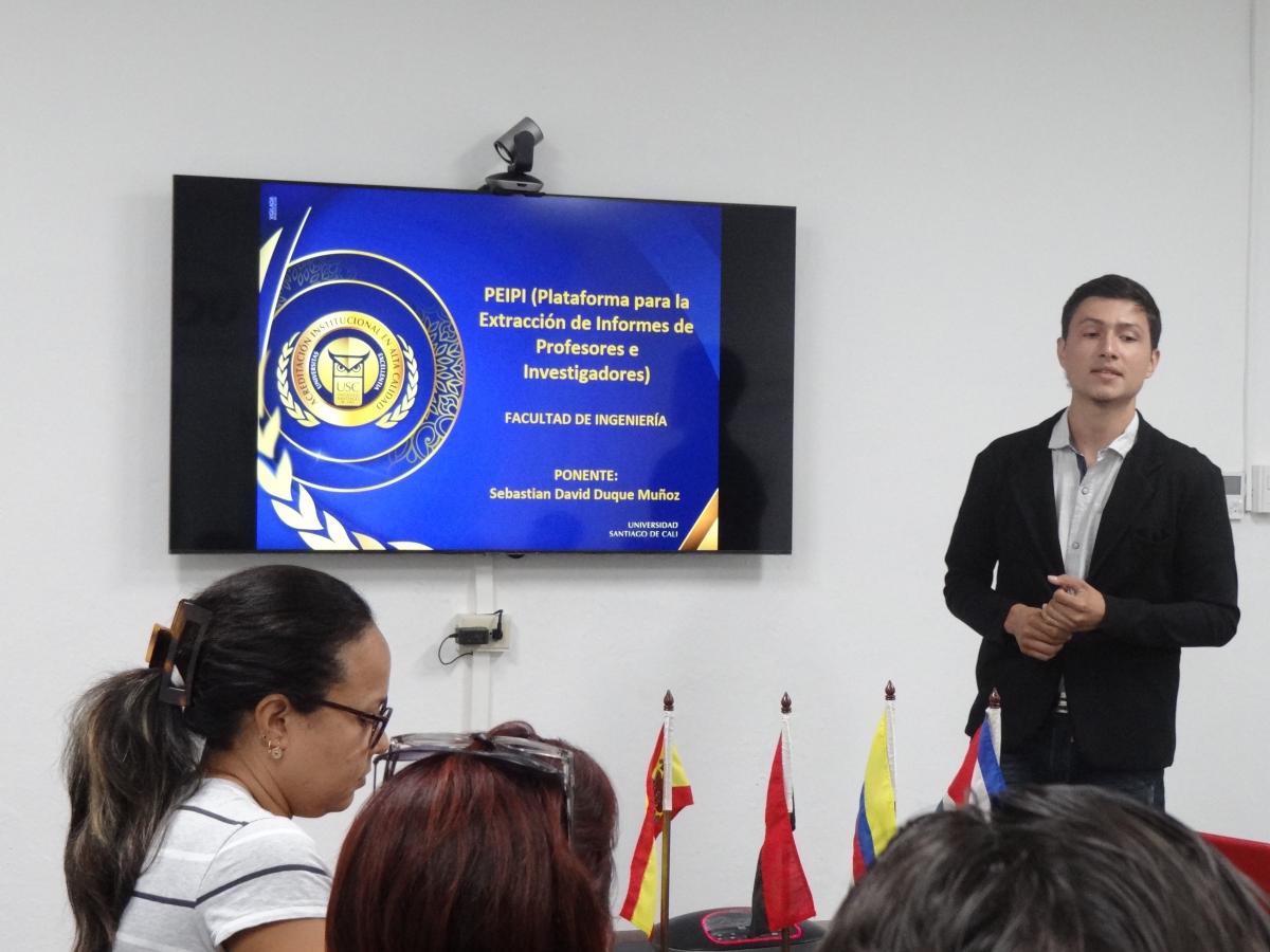 Taller científico estudiantil con la participación de estudiantes extranjeros de nuestra Universidad.
