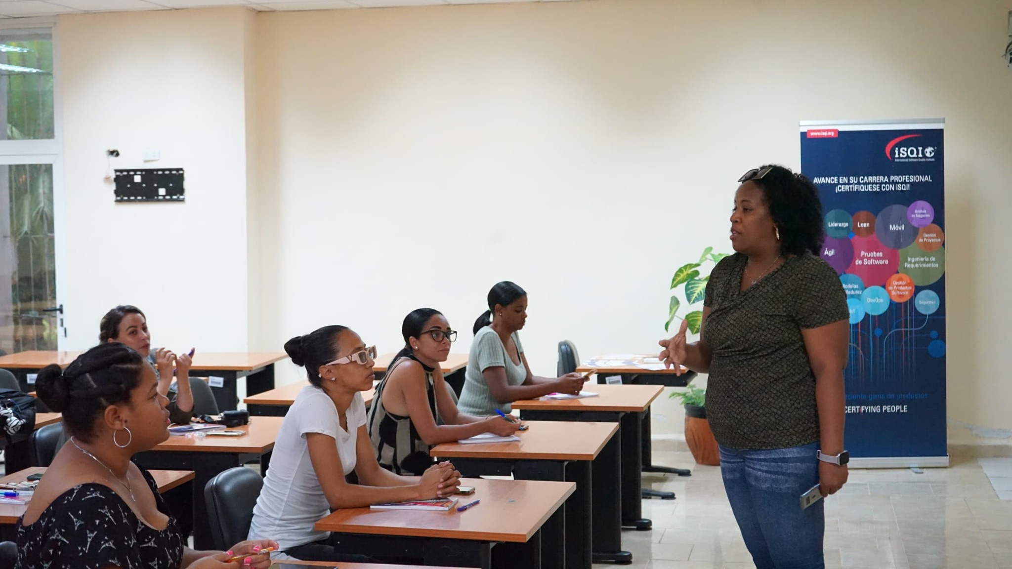 Durante esta semana se desarrolló el curso de entrenamiento y certificación en roles de desarrollo de software auspiciado por la UCI. Foto: Osmel Batista Tamarit