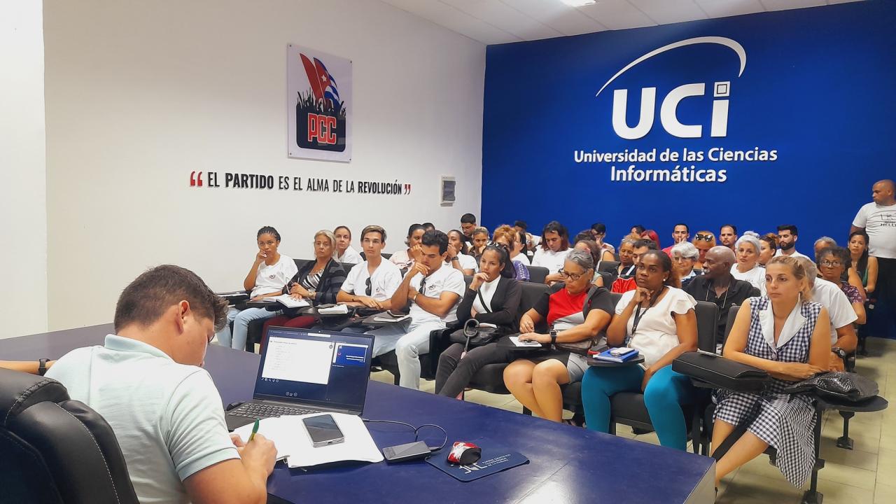 Taller de Trabajo Político Ideológico de la UCI.
