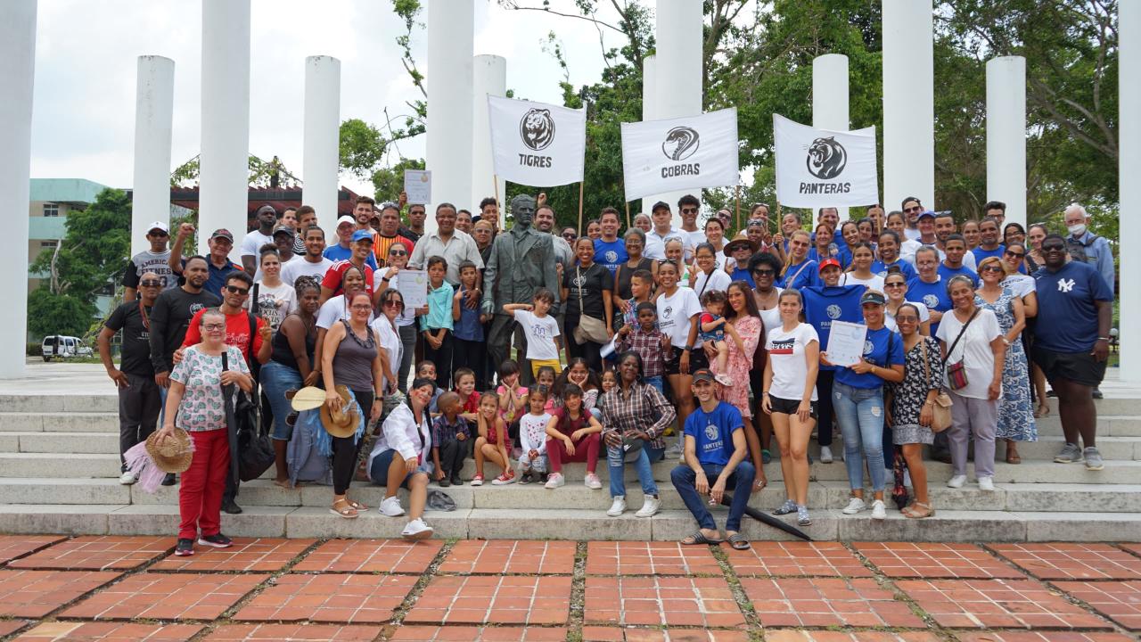 Clausura de los Juegos Deportivos de Trabajadores.