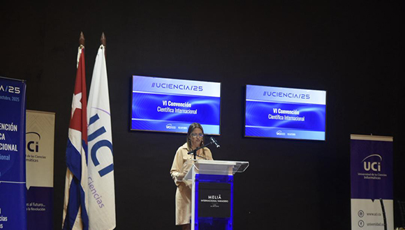 Dr.C Lidia Ruiz Ortiz, vicerrectora de investigación y posgrado de la universidad y vicepresidenta del comité organizador de UCIENCIA 2025. Foto: Cubadebate