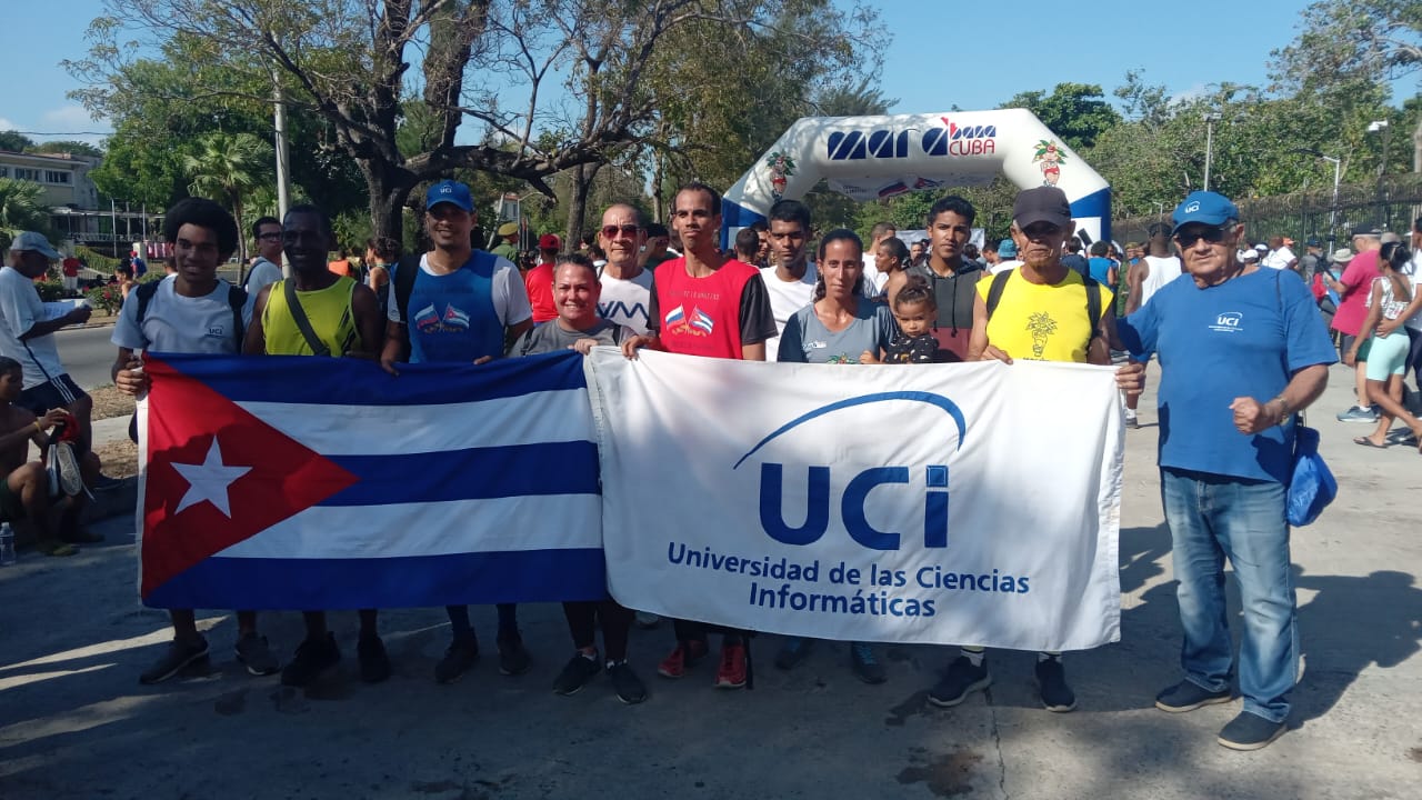 El Proyecto Andarines UCI participó en la edición 39 de la carrera Marabana. Foto: Cortesía del Proyecto Andarines UCI