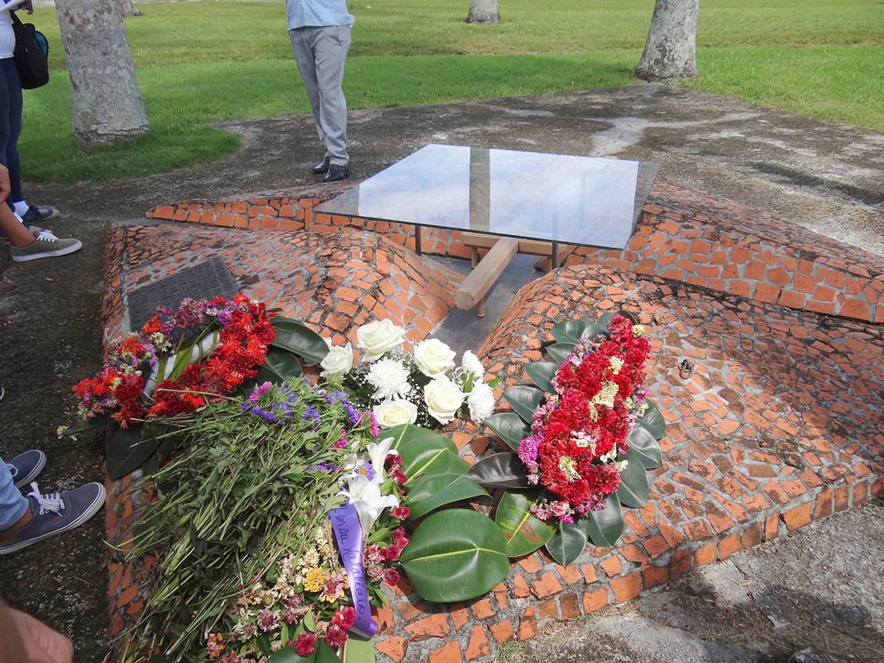Este sitio marca el lugar de la caída del General Maceo