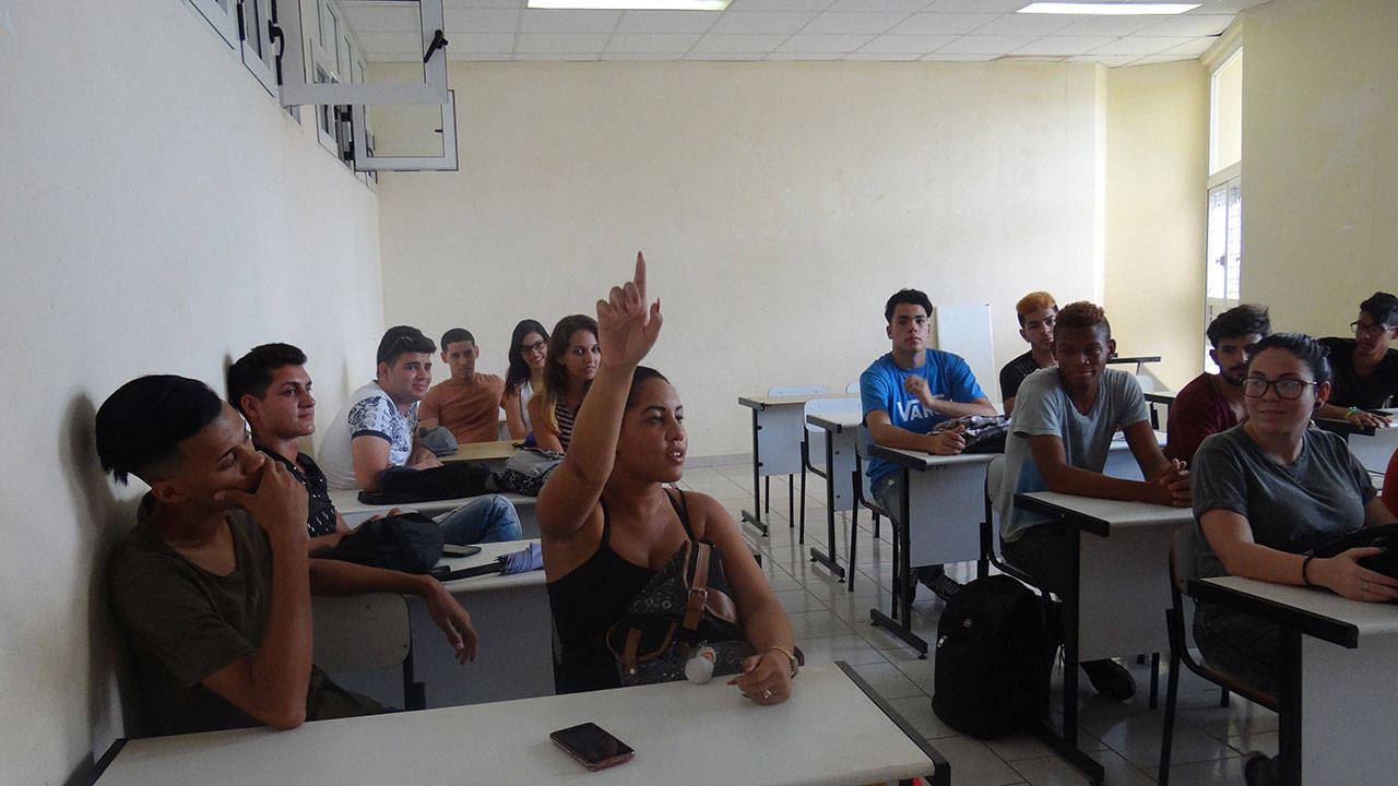 Reuniones de la FEU en la FICI. 