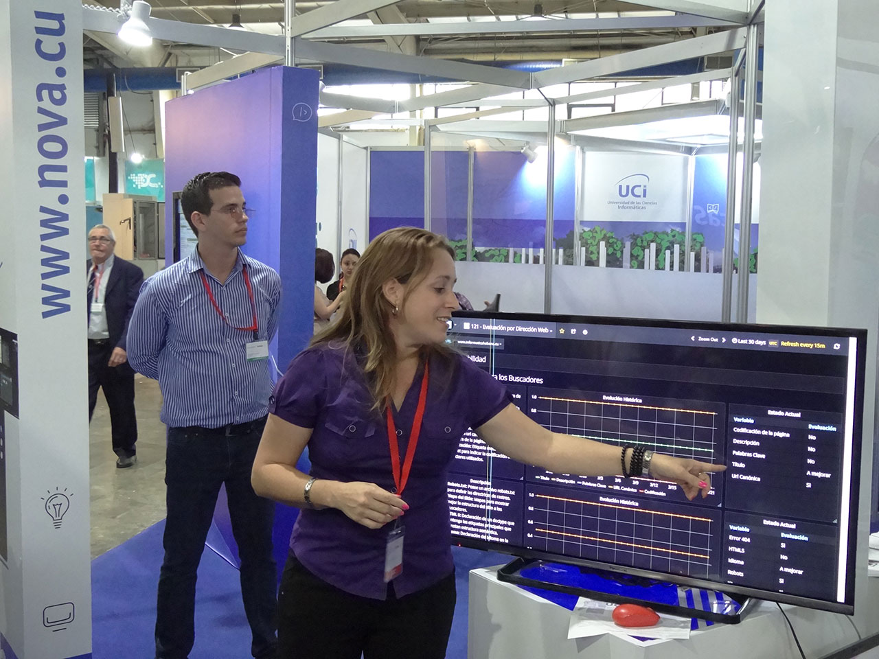 Presentación del monitor de sitios web cubano. 