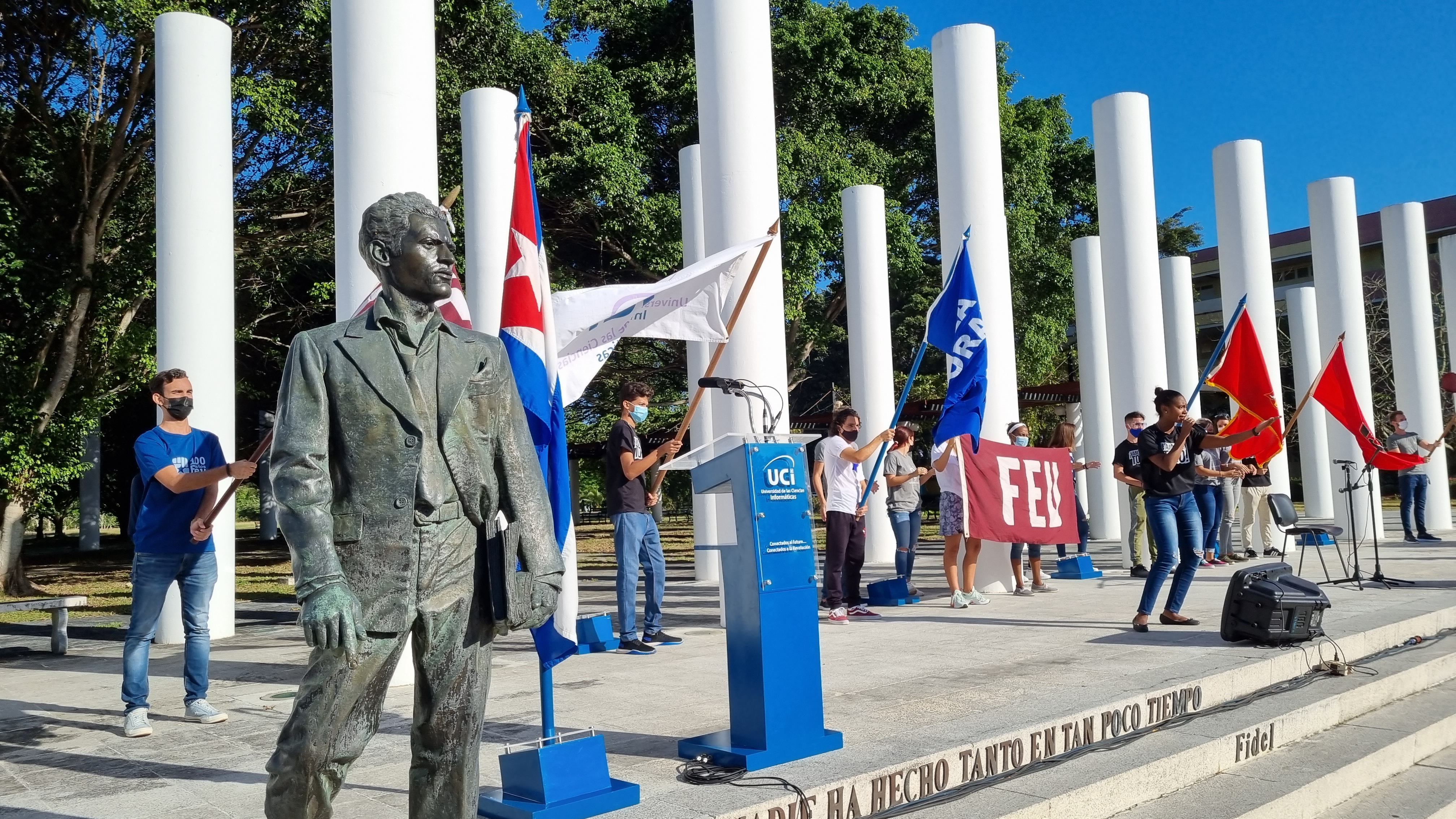 La Tropa de Futuro de la Universidad en sus 20 años continúa fraguando el sueño de Fidel.