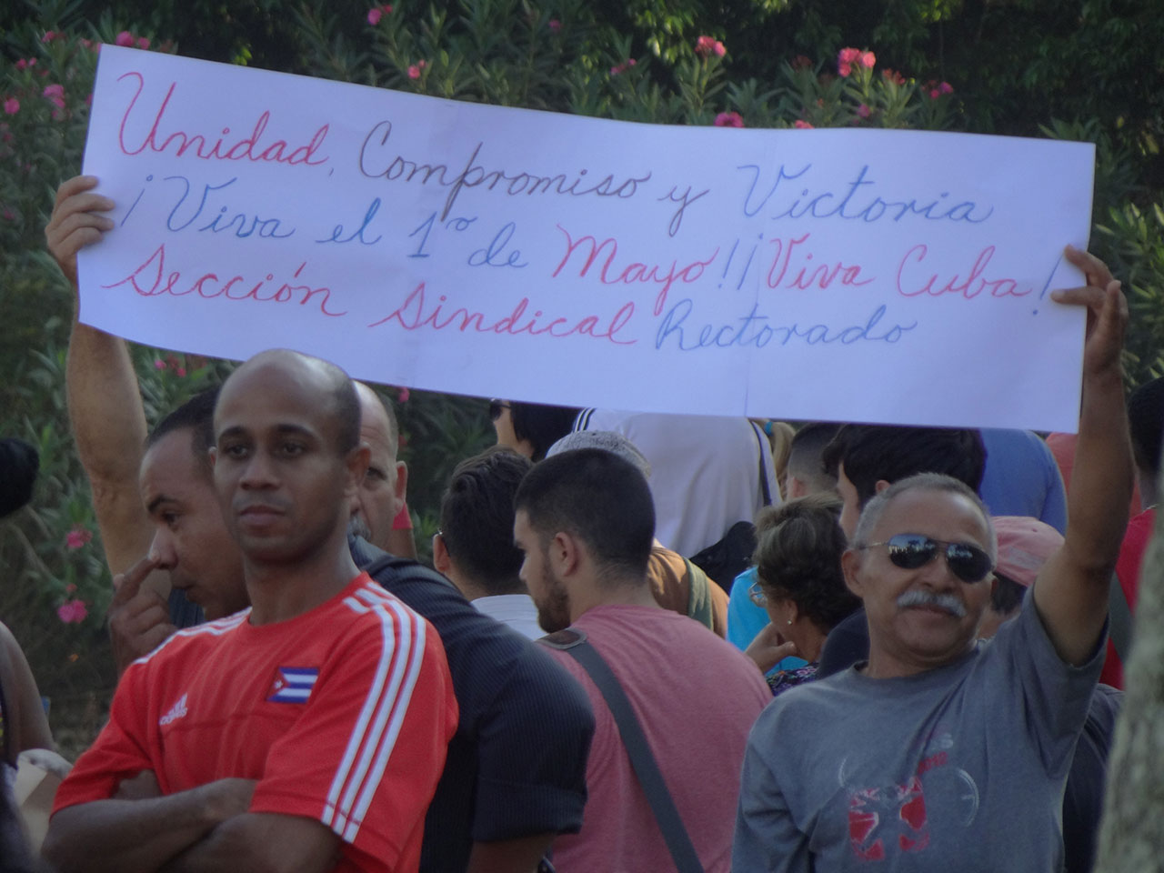 Iniciativas de los trabajadores en acto de Convocatoria por el Primero de mayo Iniciativas de los trabajadores en acto de Convocatoria por el Primero de mayo