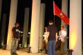 Act of delivery of the Flag of Honor to the Young Communists Union, 2007.