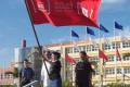 Flagging of the University as a hospital during the Miracle Mission, 2004-2005.