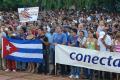 Acto en la Plaza Mella contra del terrorismo, 2011.