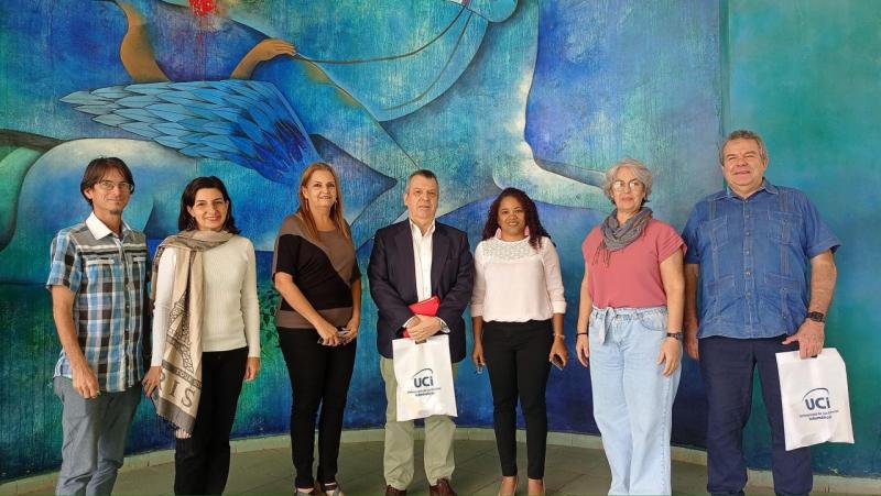 Representantes en Cuba de la Agencia Española de Cooperación Internacional para el Desarrollo (AECID) visitaron nuestra casa de altos estudios.