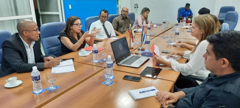 Una delegación de la Universidad Internacional de Comunicaciones de Venezuela intercambió con directivos de nuestra casa de altos estudios.