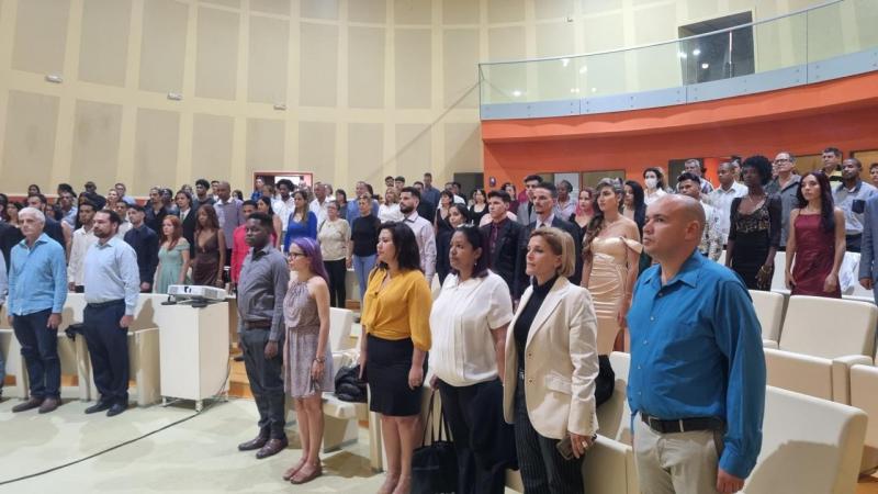 Graduación de la carrera de Bioinformática.