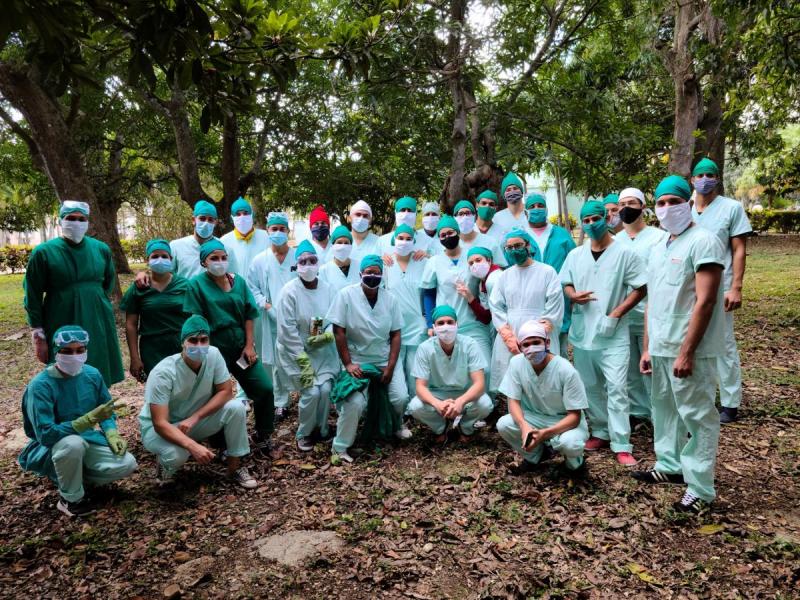 Jóvenes voluntarios