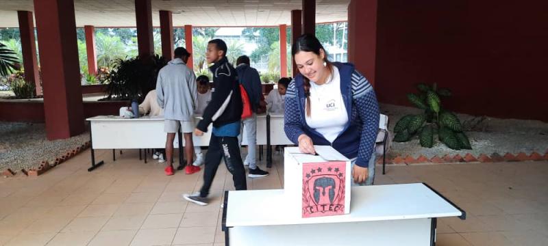 Los estudiantes de la Citec y la FTE culminaron el proceso eleccionario de la FEU.