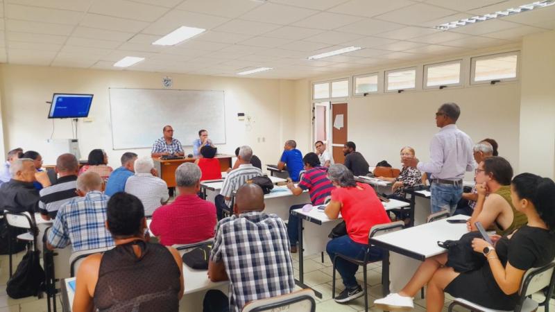 Taller de Trabajo Político Ideológico de la UCI.