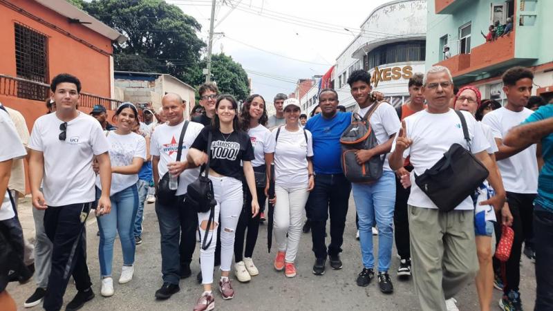 Movilización en solidaridad con pueblo de Palestina.
