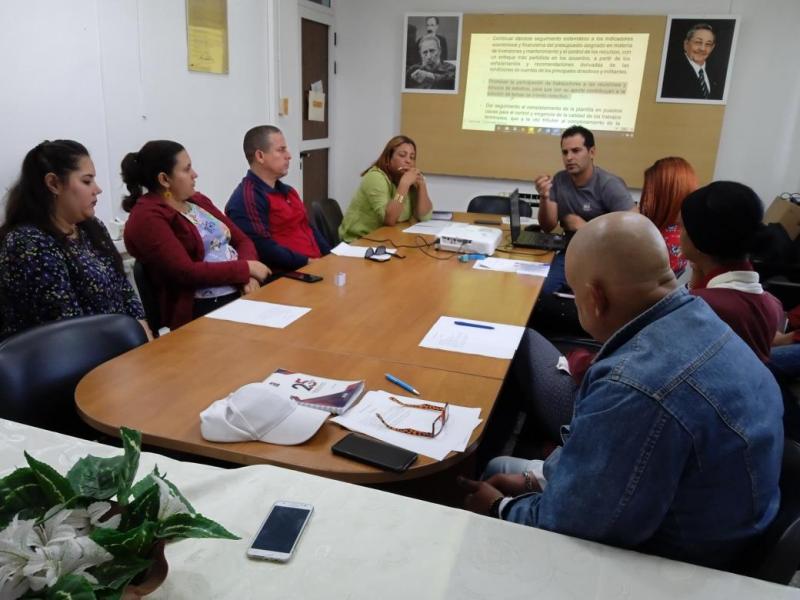 Asambleas de balance del PCC a nivel de base.