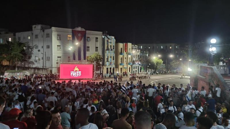 Marcha de las antorchas.