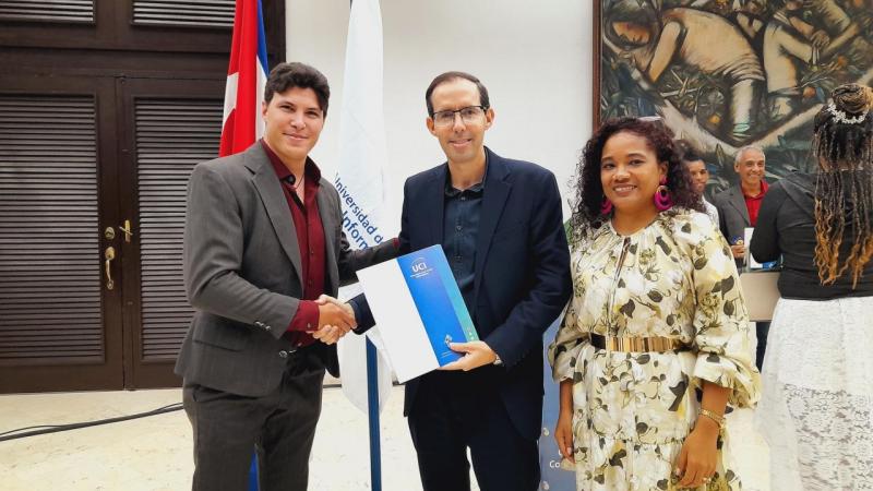 Acto de graduación de posgrado de la Universidad.