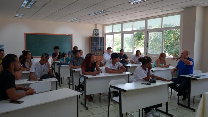 Asamblea pos X Congreso de la FEU en la UCI.