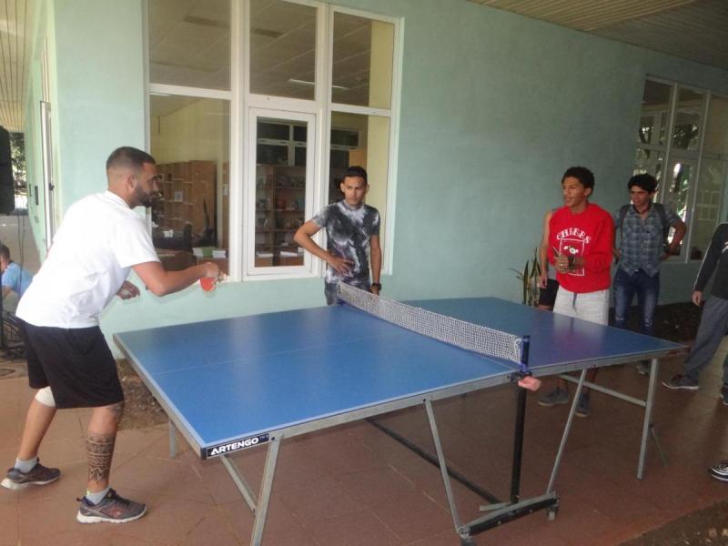 En Festival Deportivo nuestros universitarios. 