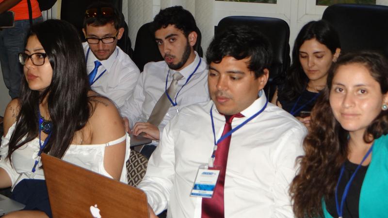 Delegados extranjeros en la conferencia sobre BioCubaFarma. 