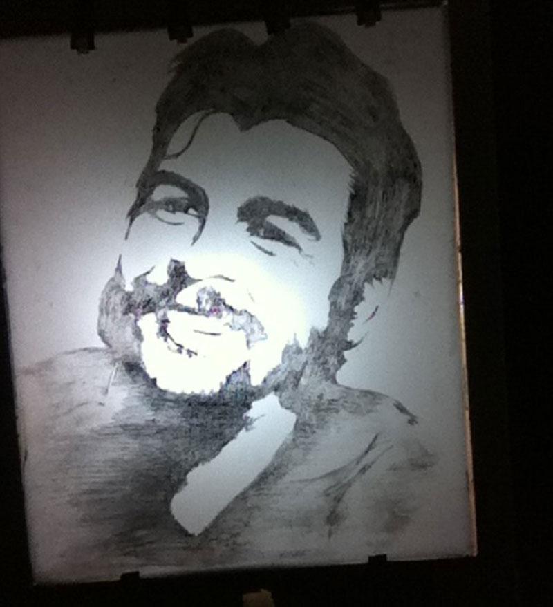 Dibujo del Comandante Ernesto Che Guevara.
