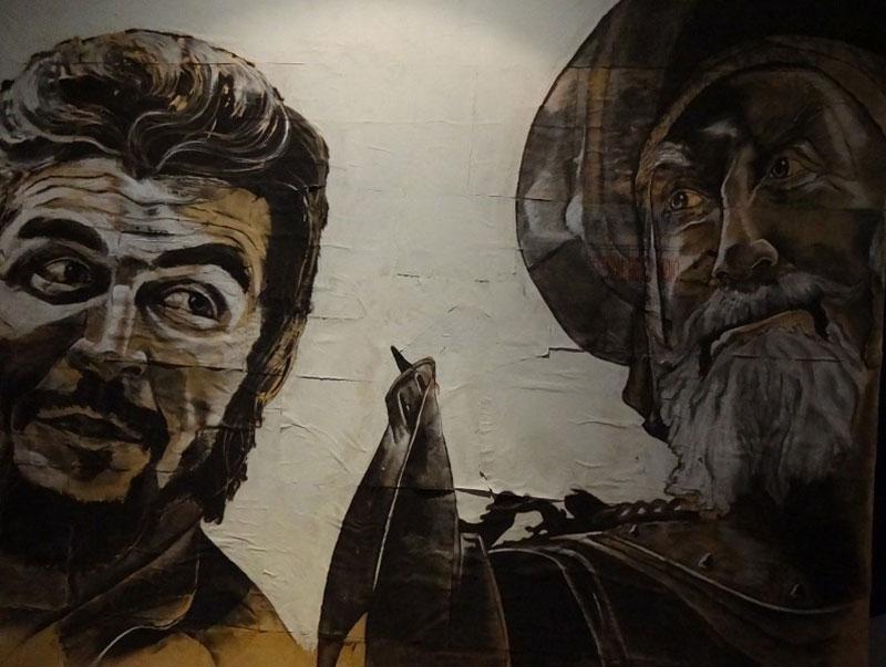 Pintura del Comandante Ernesto Che Guevara.
