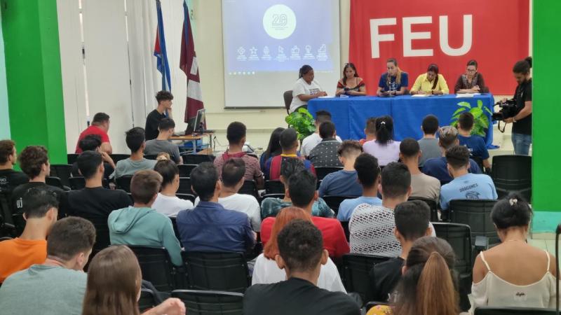 Congreso de la FEU de la Facultad 3.