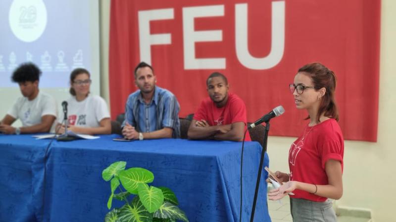 Congreso de la FEU de la Facultad Citec.