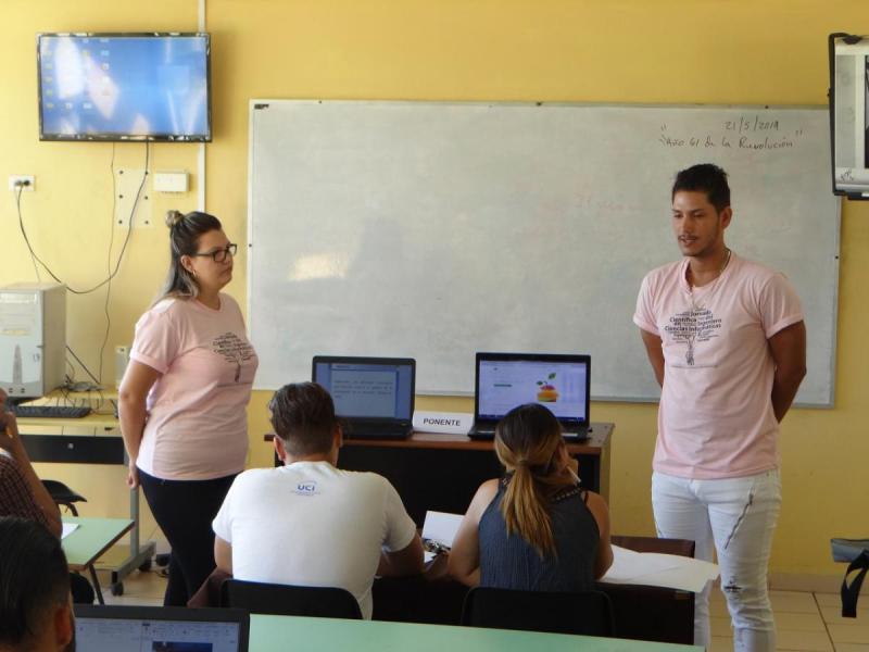 Trabajos presentados por los estudiantes participantes en Web x Cuba.