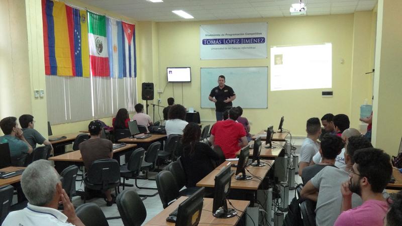 Official opening of the XI ACM-ICPC Caribbean Training Camp at the University of Informatics Sciences (UCI)