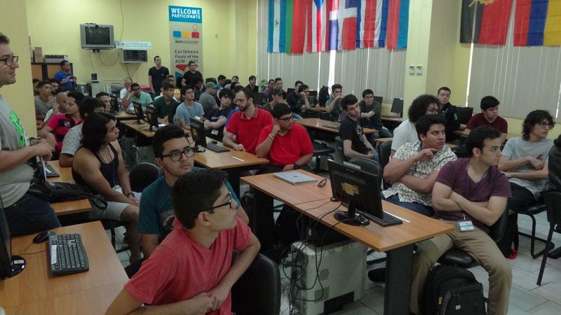 There will be training 16 teams from Caribbean universities in the  ACM-ICPC Camp,  10 of them are guests  and six are from Cuba