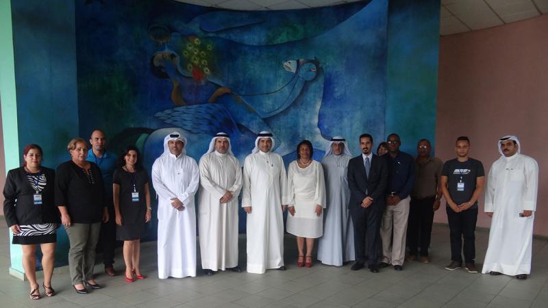 Visita del Comité de Solidaridad Kuwait-Cuba. 