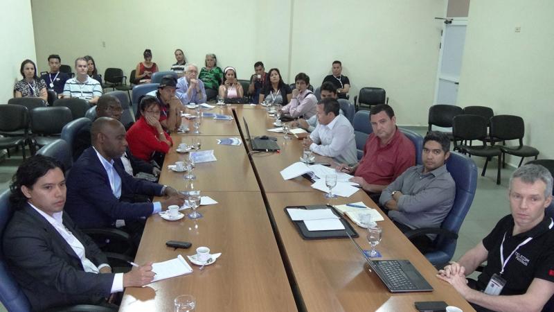 Intercambio entre directivos de la UCI y delegados extranjeros al Congreso Universidad 2018. 